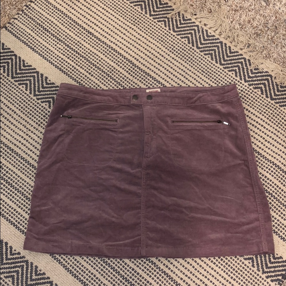 Corduroy velvet skirt
